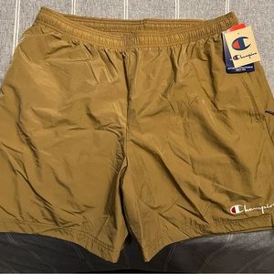 Champion khaki shorts size XL new with tags